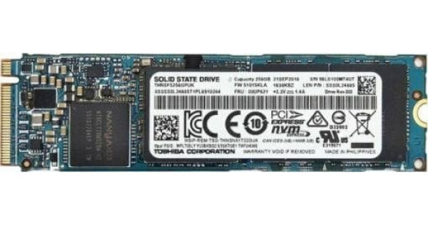 Kioxia 256GB M.2 NVMe SSD KBG40ZNV256G After the tests